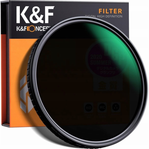 Kf filtr 82mm Kf filtr X Fader šedý nastavitelný Nd8-nd12...