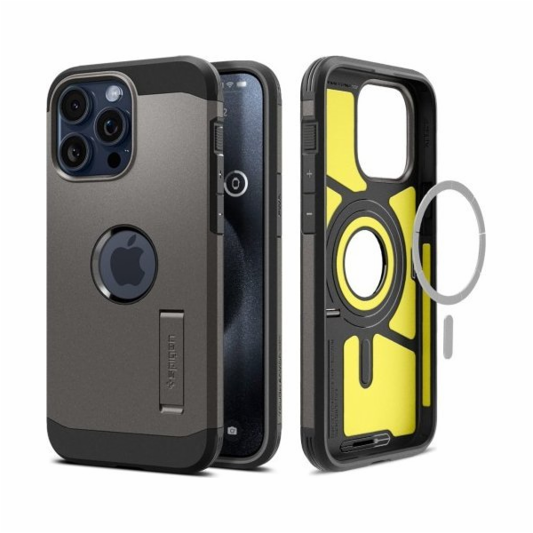 Spigen  Tough Armor MagSafe, gunmetal - iPhone 15 Pro