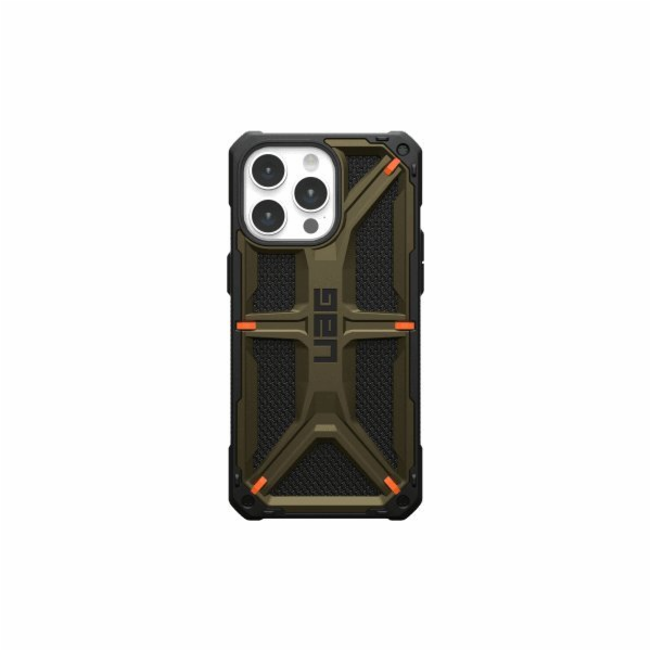 Pouzdro UAG  Monarch pro iPhone 15 Pro Max - zelený kevlar
