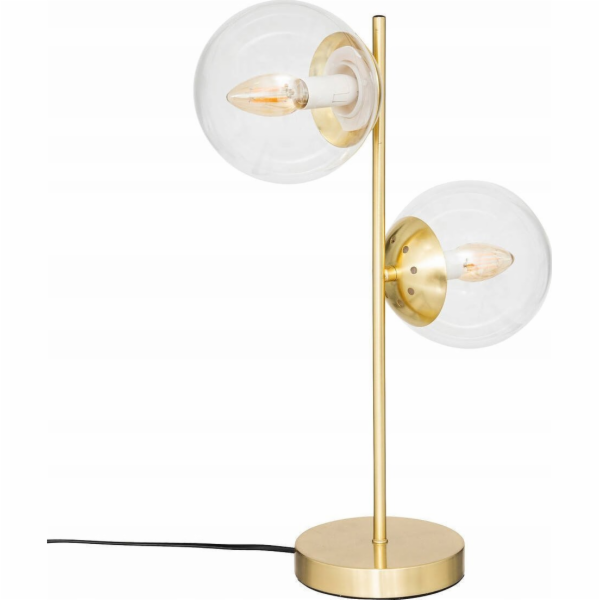 Atmosphera Stolní lampa zlaté koule COL, výška 48 cm
