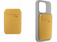 Peak Design  Mobile Wallet Slim – magnetická plochá peněženka pro váš telefon – žlutá
