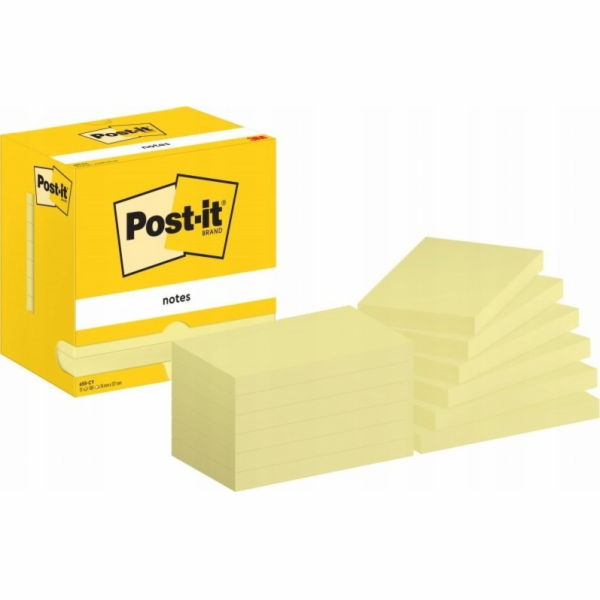 Post-It 3M POST-IT samolepicí podložka, 76x127mm, 12x100 ...