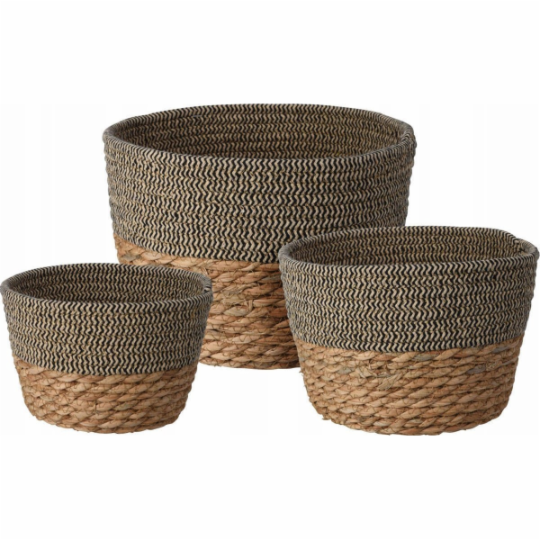 Home Styling Collection Sada úložných košů, přírodní vlák...