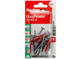 Pin Fischer DuoPower, 40 mm x 8 mm, 8 ks.