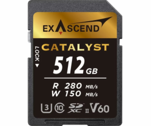 Karta ExAscend Catalyst SDXC 512GB Class 10 UHS-II/U3 V60...