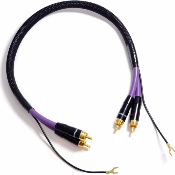 Melodika RCA (Cinch) x2 - RCA (Cinch) x2 kabel 0,75m černý