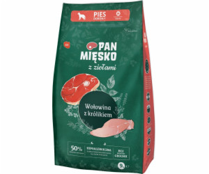 PAN MIESKO s bylinkami Hovězí maso s králíkem M - sušené ...