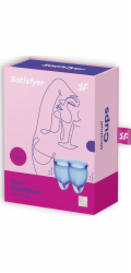 Menstruační kalíšek Feel confident Satisfyer (modrý)