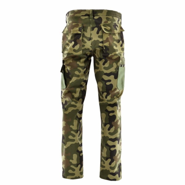 Pracovní kalhoty Sara Workwear, zelené, bavlna/polyester, XL