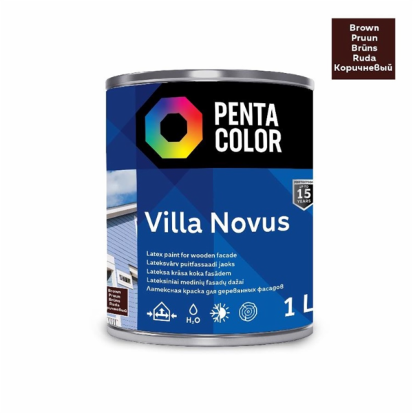 Fasádní barva Pentacolor Villa Novus, hnědá, 1l