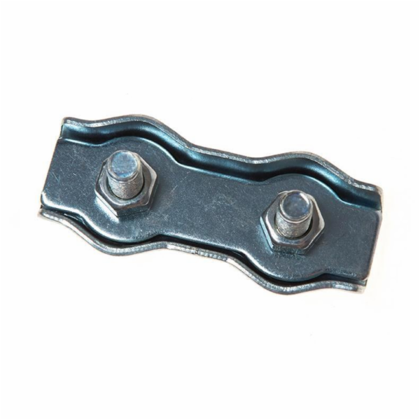 Plochá dvojitá lanová svorka Haushalt, 1DD, 6 mm