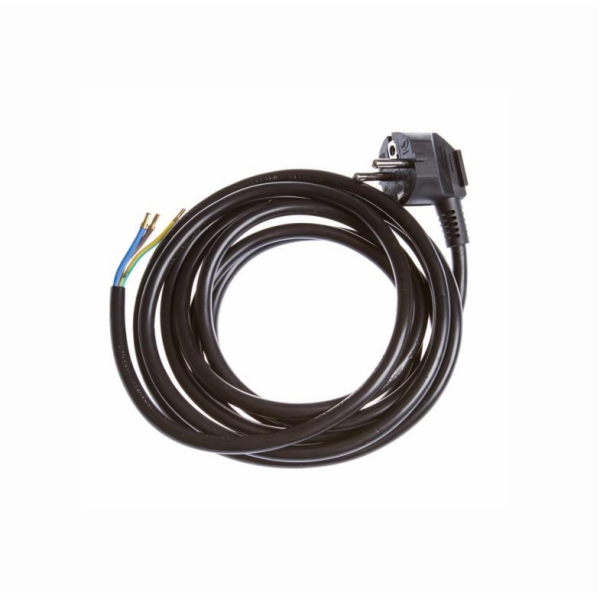 Kabel se zástrčkou OKKO, 1,5 m, černý