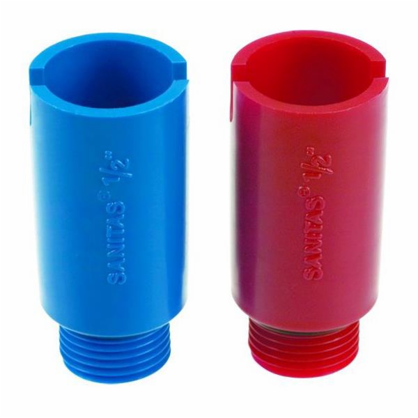 Záslepka 10.2000 PPR, červená, 1/2" vnější závit