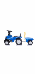 Hračkářský tlačný traktor NEW HOLLAND 658T, modrý