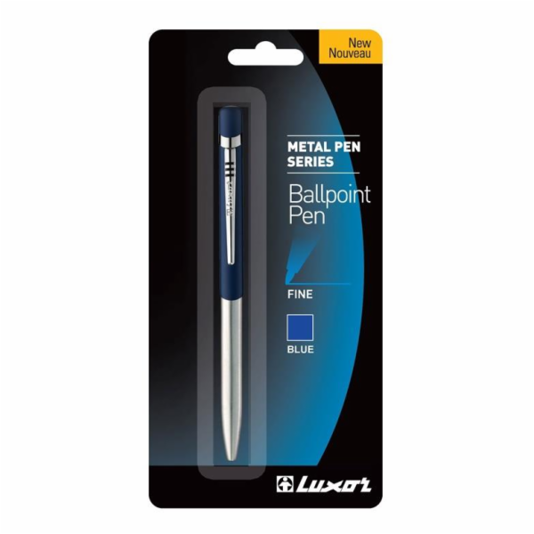 Kuličkové pero LUXOR 2036, modré, 0,7 mm