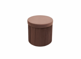 Pouf Domoletti HS522-7, hnědý 38 cm x 38 cm x 38 cm
