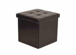 Pouf Domoletti XYF2108B, hnědý, 38 cm x 38 cm x 38 cm