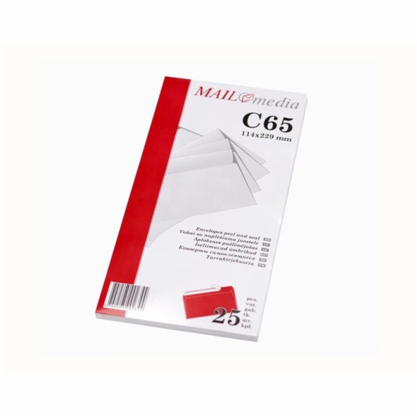 Obálky C65, 25 ks