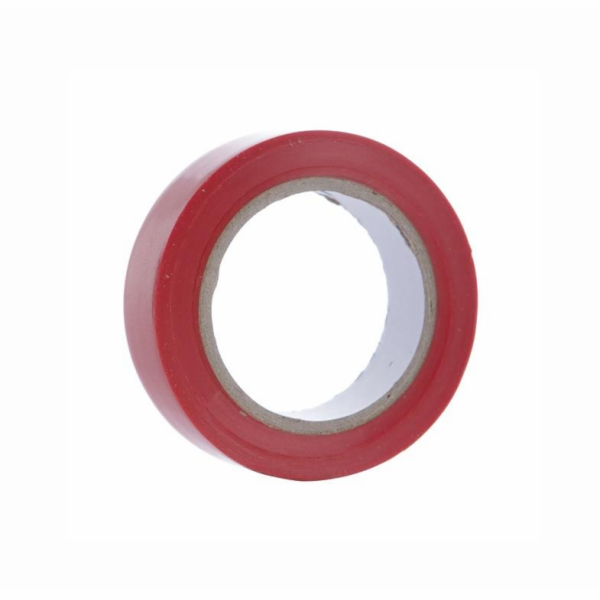 Izolační páska, Bycom, 0,13 x 15 mm. 10 let Červené