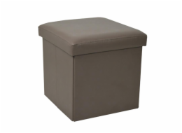 Pouf Domoletti XYF1368B, šedý, 38 cm x 38 cm x 38 cm