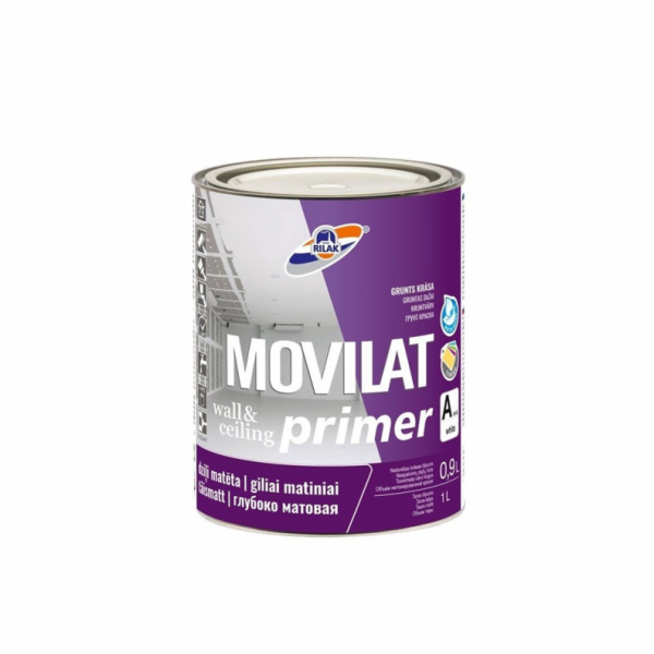 Základní barva Rilak Movilat PRIMER, bílá, 0,9L