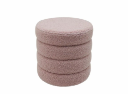 Pouf kulatý hs522-1 37x37x40 cm růžový