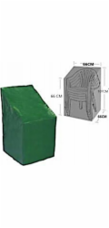 Ochranný obal na zahradní židle 66 x 66 x 66/107 cm ED-216776