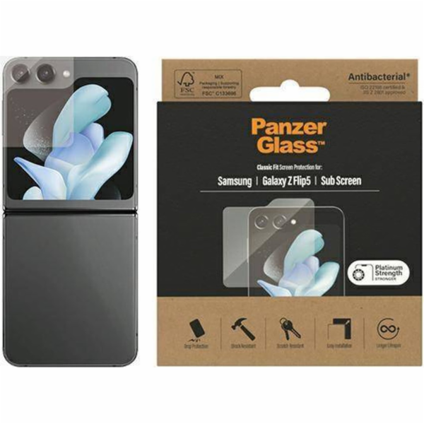 PanzerGlass  Classic Fit Sam Z Flip5 F731 Antibakteriální...