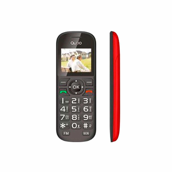 Mobilní telefon QUBO, QUBO D-1803 BK SEN, Bluetooth, 2 SI...