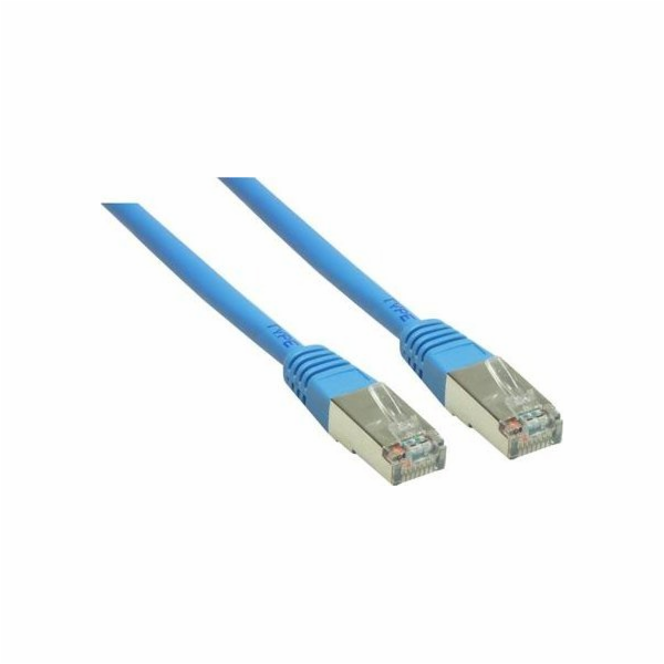 EFB Patchcord, S/FTP, 1m, Cat6, PIMF, modrý (K5513.1)