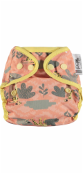 Close Caboo Caboo Swaddle, opakovaně použitelná plena s patentkami Cheetah 3-16 kg, 1 ks.