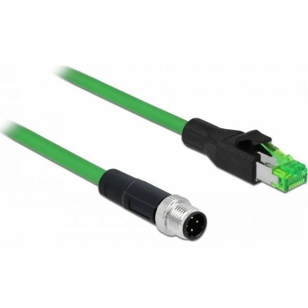 Delock DELOCK Netzwerkkabel M12 4 Pin D-code > RJ45 St PV...