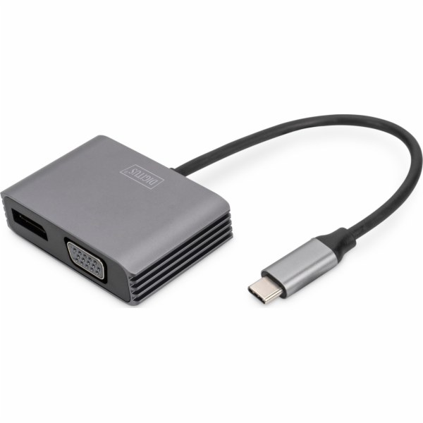 Digitus USB adaptér 0.2MUSB-C - DP + VGA ADAPTÉR 0.2MUSB-...