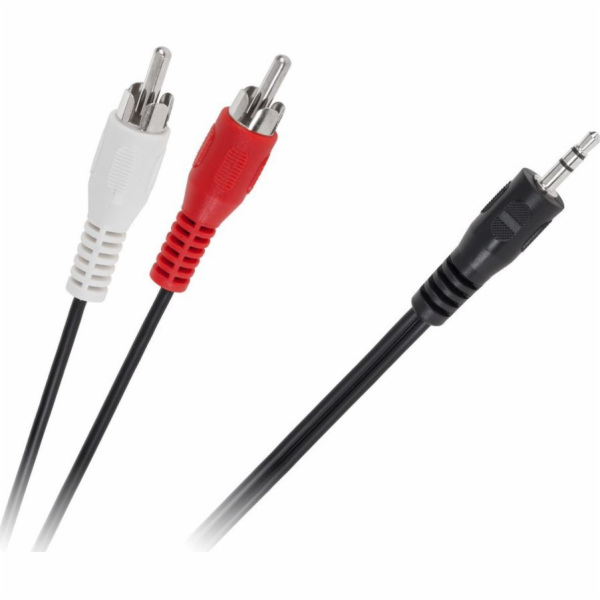 Kabel LP Jack 3,5 mm - RCA (Cinch) x2 1,8 m černý (LEC-KP...