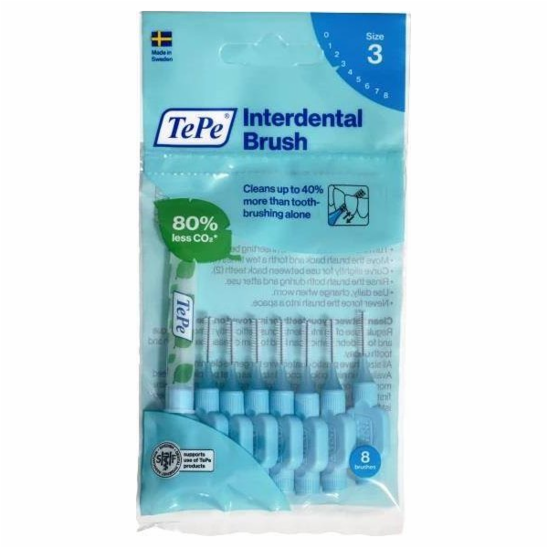 TePe Original mezizubní kartáčky 0,6mm Modré 8 ks