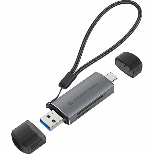 Conceptronic CONCEPTRONIC Čtečka karet USB-C/USB-A -> Mic...