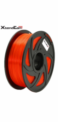 XtendLAN PETG filament 1,75mm průhledný oranžový 1kg