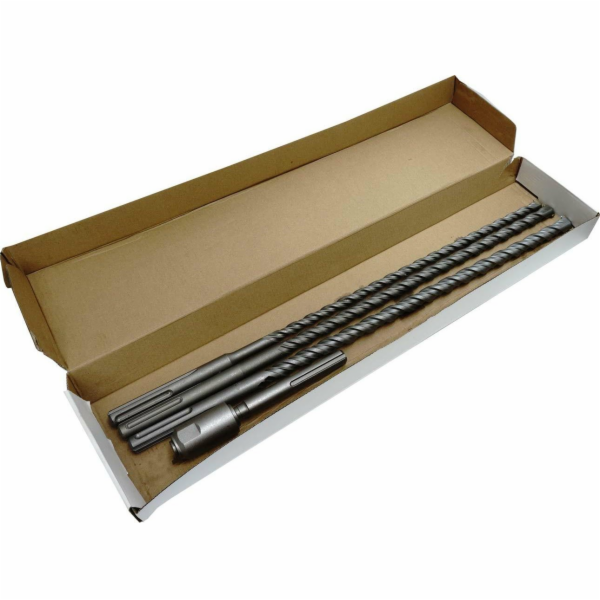 Stříbrný vrták SDS MAX DRILL SET 4 ks. /STŘÍBRNÁ EX10413