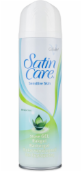 Gillette Satin Care Sensitive Gel na holení pro ženy, 200 ml