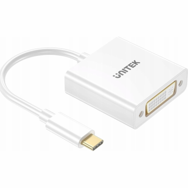 UNITEK ADAPTÉR USB-C-DVI 1080P@60HZ,BÍLÝ,15CM M/F