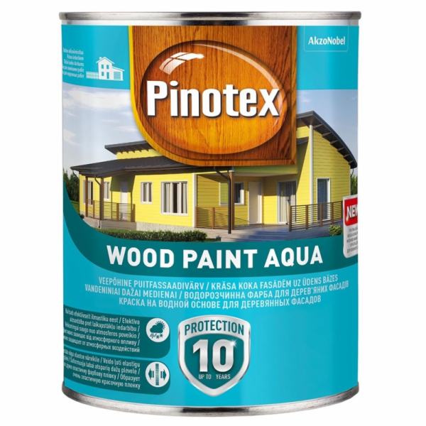 Emulzní barva Pinotex Wood Paint Aqua, bílá, 1l