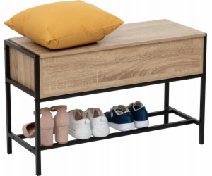 5five ALIAJ loft botník, sedák + kontejner, 76,5 x 30 x 4...