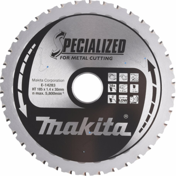 Makita KRUHOVÁ PILA 185 x 30 x 38 ZUB NA SILNÝ PLECH