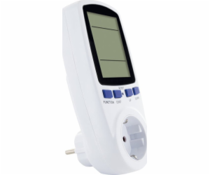 Schwaiger  Energiekostenmessgerät mit Display, weiß