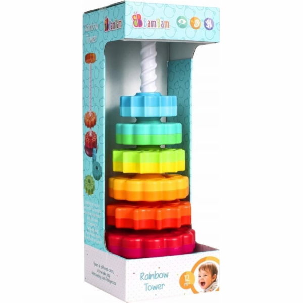 BAM BAM RAINBOW PYRAMID SPIRAL WB 24