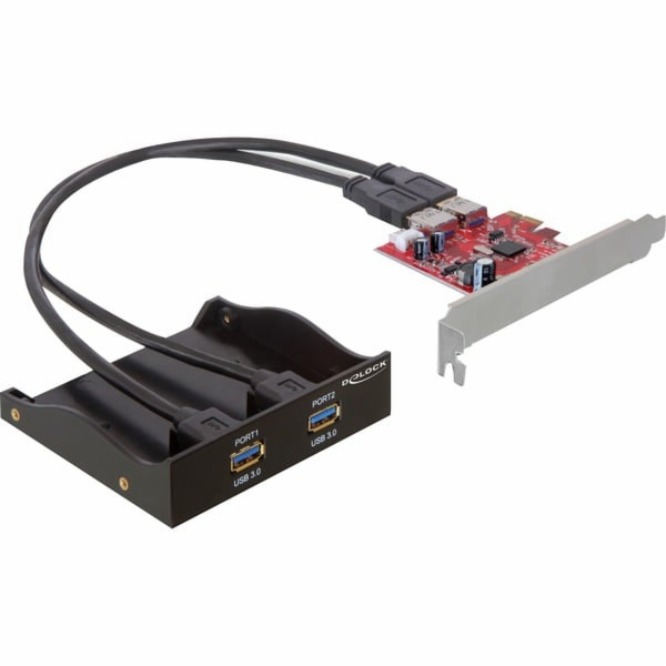 DeLOCK USB 3.0 přední panel 2-port vč. PCI Express karty,...