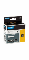 Dymo Rhino Band IND, Nylon 19 mm x 3,5 m cerna na bile