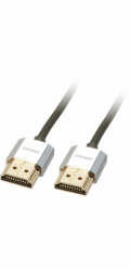 Lindy CROMO Slim High Speed HDMI kabel s Ethernetem (černý, 50 cm)