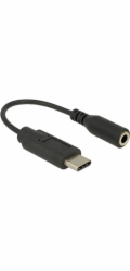 DeLOCK USB 2.0 adaptér, USB-C zástrčka > 3,5mm jack