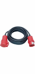 CEE vysokonapěťový prodlužovací kabel IP 44, 400 V třífázová zástrčka